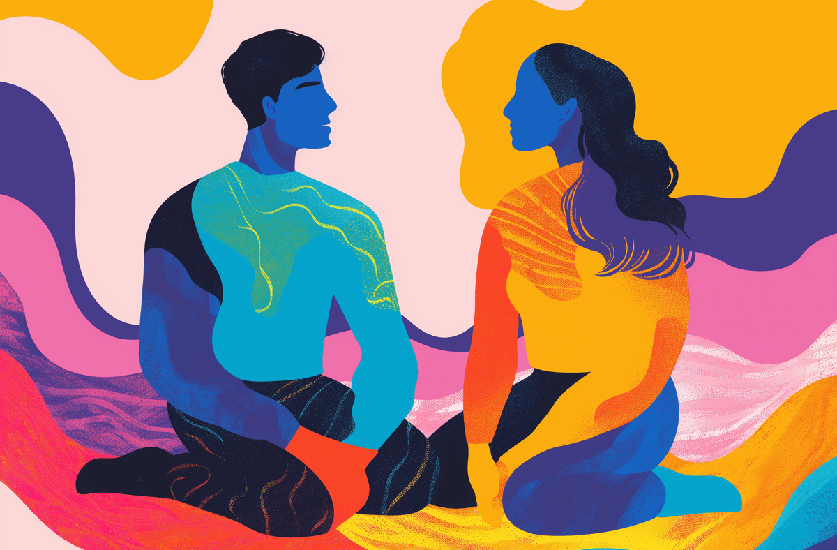 Illustration eingeschlafenes Schlafzimmer